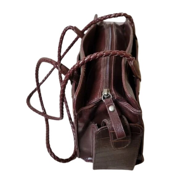 Burgundy Brown Medium Purse - Picture 2 of 4